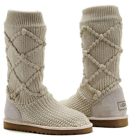 CLASSIC ARGYLE KNIT 5879 CREAM