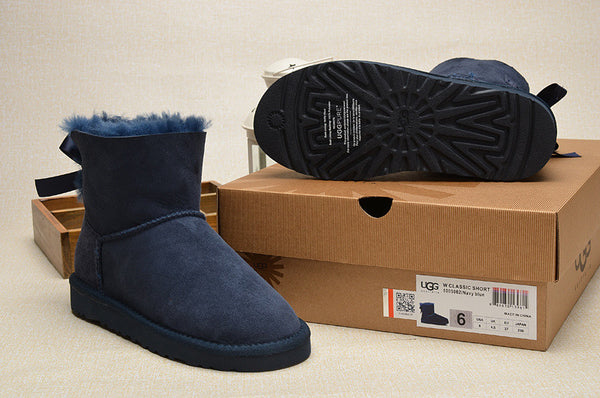 MINI BAILEY BOW BOOTS 1005062 NAVY