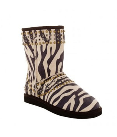 JIMMY CHOO KAIA ZEBRA BOOTS 3047