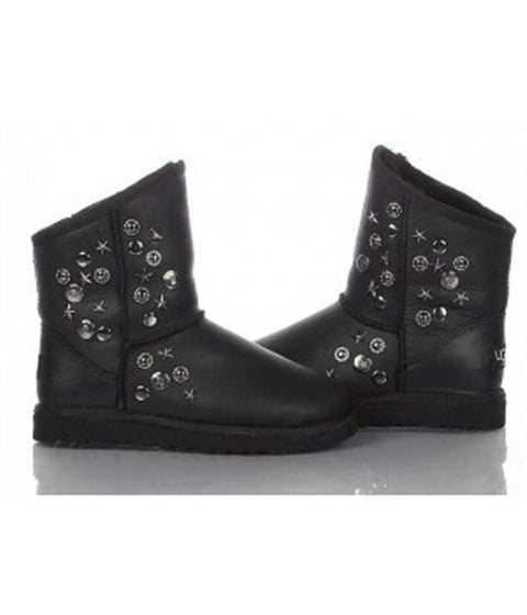 JIMMY CHOO SHORT BOOTS 5829 BLACK