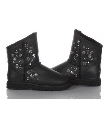 JIMMY CHOO SHORT BOOTS 5829 BLACK