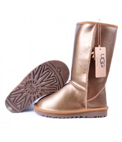 METALLIC CLASSIC TALL BOOTS 5812 GOLDEN