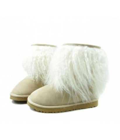 SHEEPSKIN CUFF BOOTS 1875 SAND