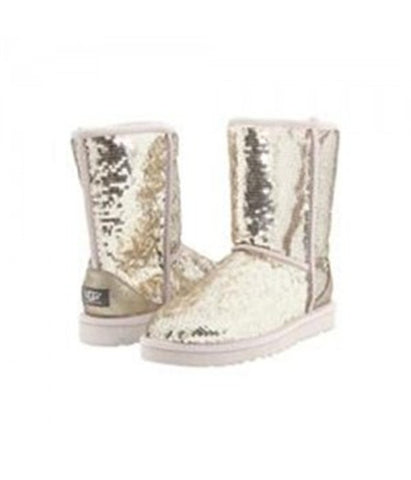 SHORT SPARKLES BOOTS 3161 SILVER