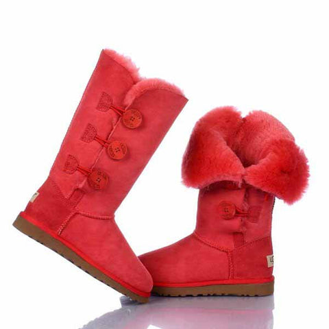 BAILEY BUTTON TRIPLET BOOTS 1873 RED